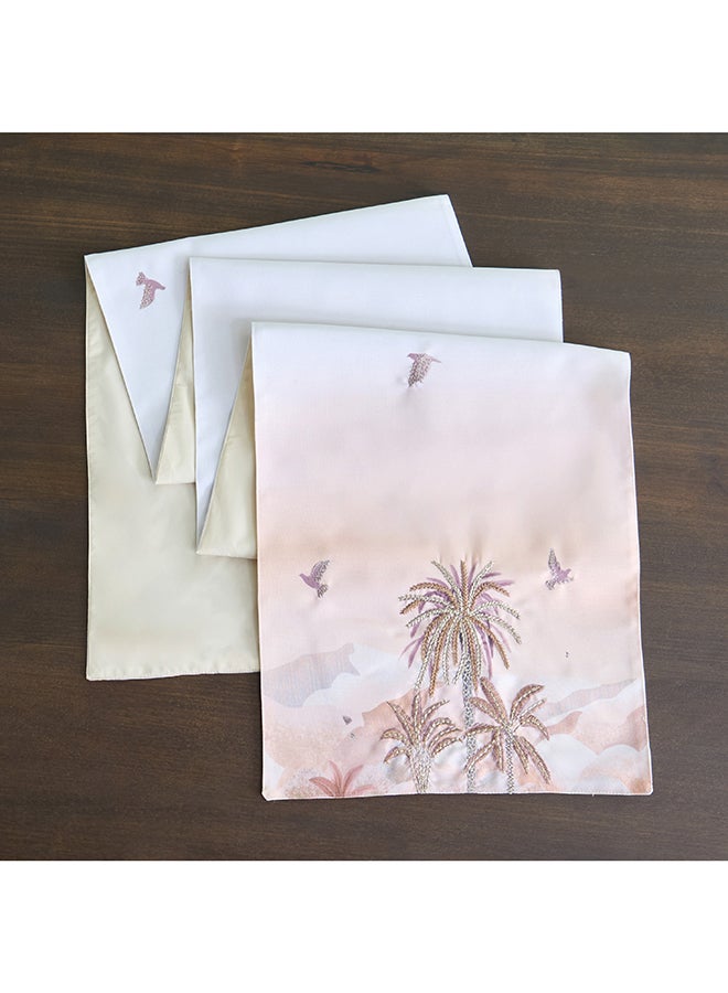 Home Box Sahara Oasis Table Runner Blush 33x180cm - Image 3